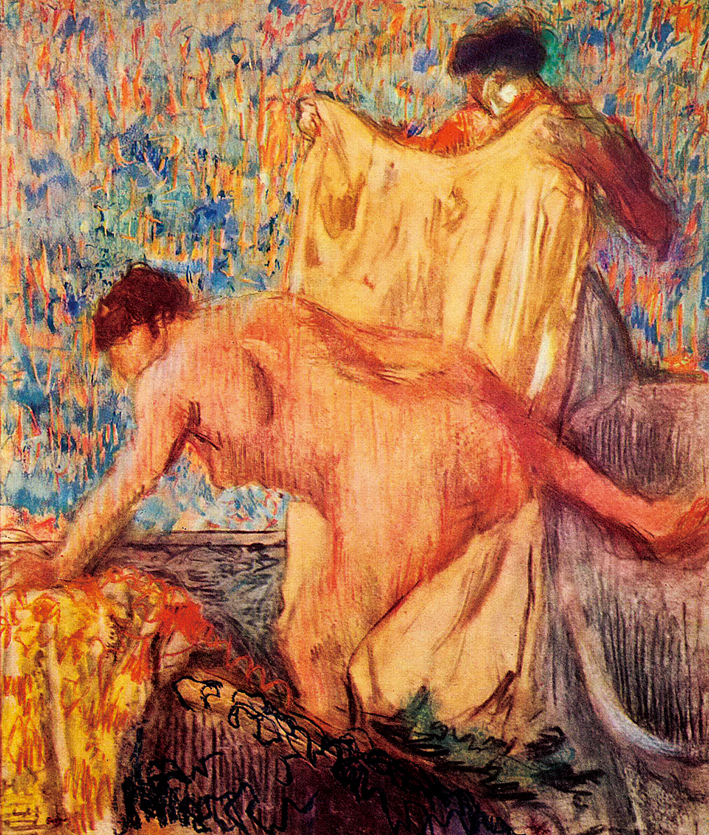  埃德加·德加 Edgar Degas—— 洗浴的裸女 (4)